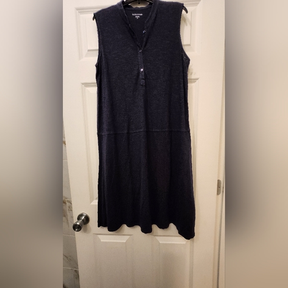 Eileen Fisher Fine Tencel Jersey Dress - Picture 3 of 7